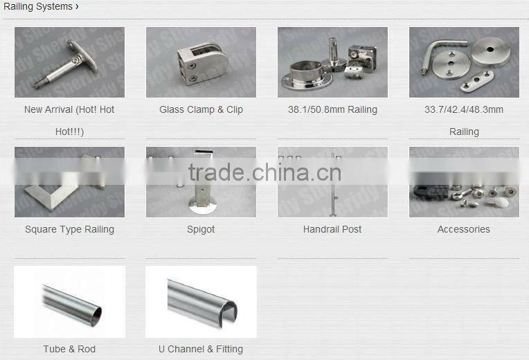 stair stainless steel railing fittings