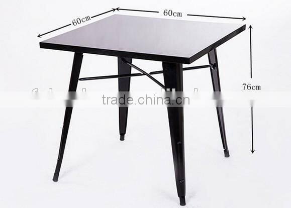 outdoor useful iron square table