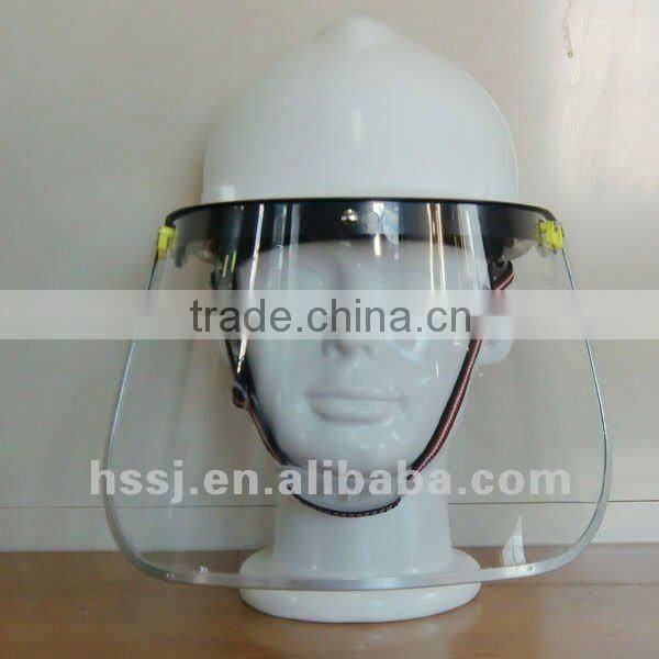 2016 hot selling helmet face shield CE approved PC clear visor,safety helmet face shield