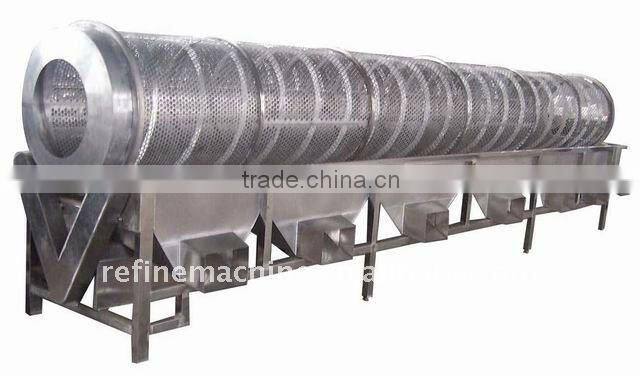 Mushroom grading machine