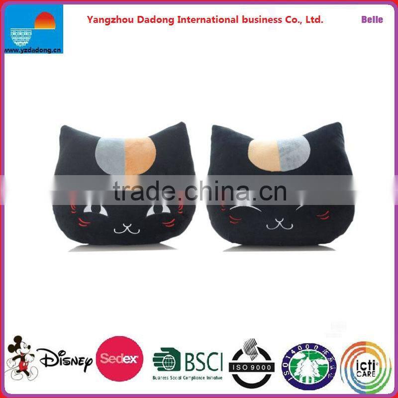PLUSH TOY CAT CUSHION /CAT HEAD CUSHION / CAT SHAPED CUSHION/ WEDGE SHAPED CUSHION