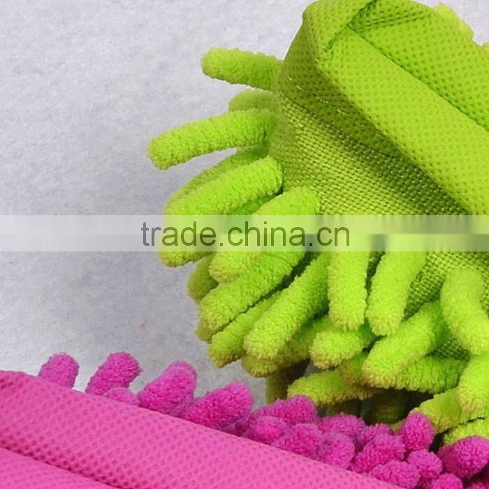 Best Selling Cute Colourfur Cleaning Mini Plastic Handle Chenille Duster for Computer
