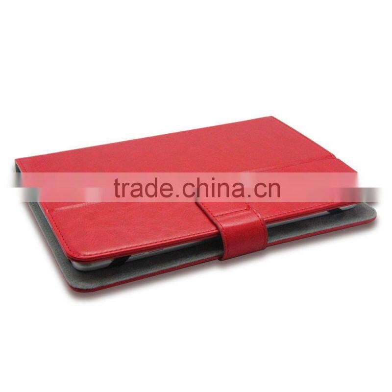 Scratch-resistant leather cover with magnet closure for Ipad 8'' Inch