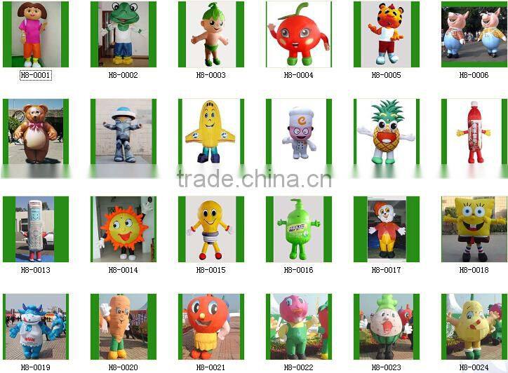 2015 Guangzhou supplier cheap adult inflatable christmas cartoons