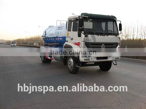 Made in China HOWO vacuum sewage suction truck