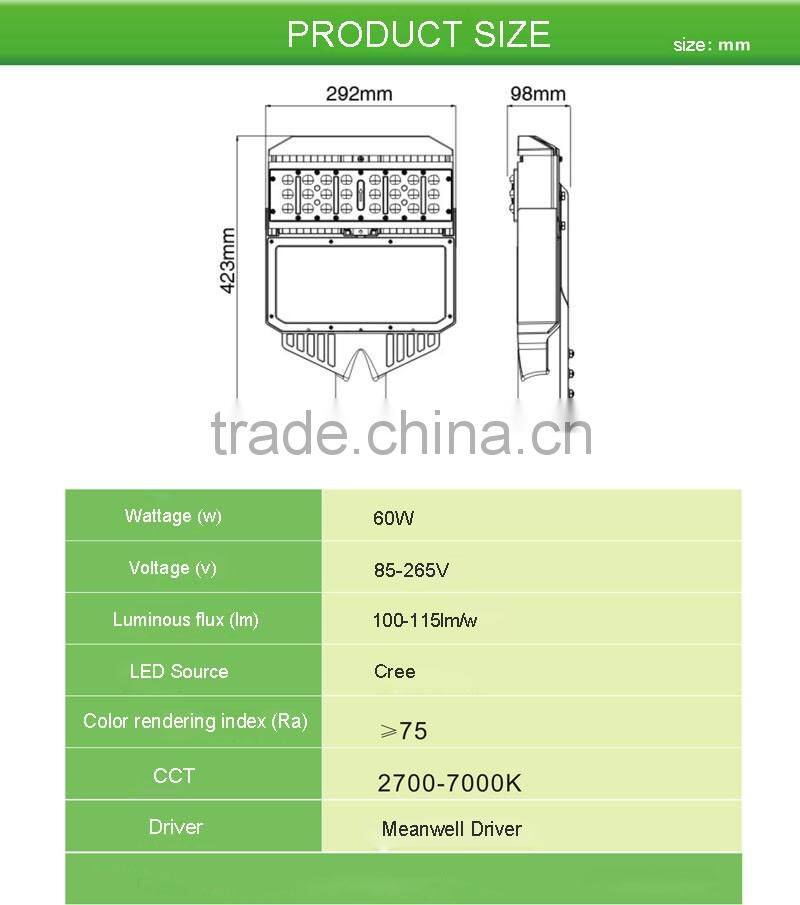 60w 100W 150w 200w led street light price