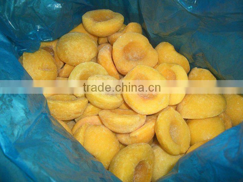 2013 Fresh frozen peach halves