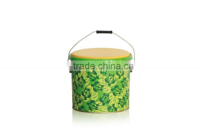 New Customized colorful metal kids storage stool