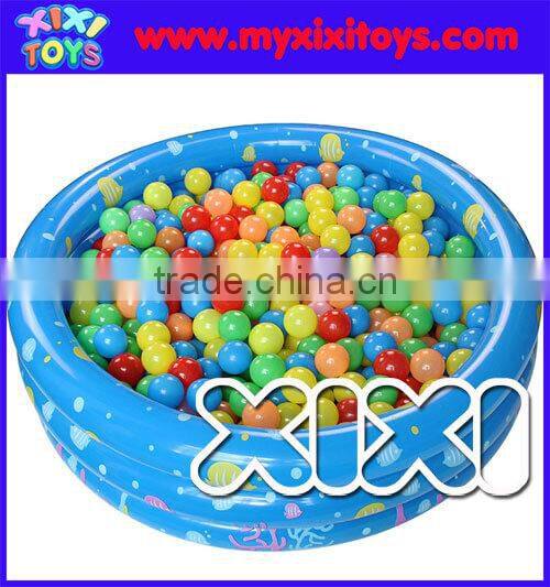 ocean plastic balls ball pit playground for children, inflatable slide for ball pit