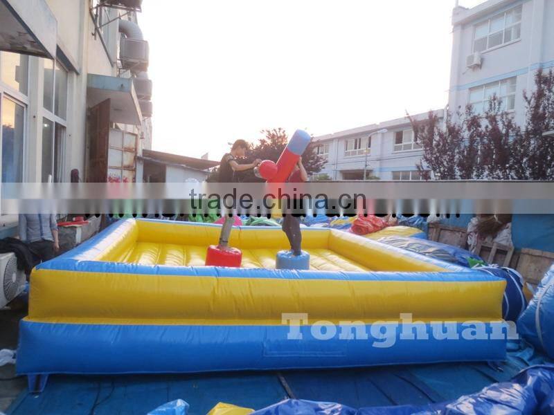 2015 big baller wipeout inflatables / inflatable red big baller games / big baller inflatable obstacle course