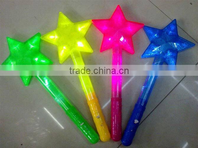 Magic led light up star stick