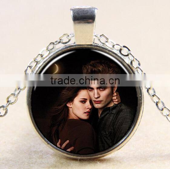 Popular DIY glass dome jewelry photo glass jewelry handmade jewelry Comic DIY Jewelry