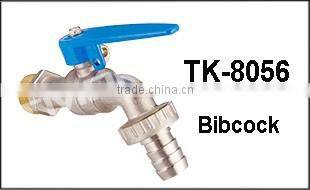 nature brass color lever iron handle polo wall mounted 1/2*3/4" basin sanwa copper ball brass tap/faucet/bibcock in yuhuan china