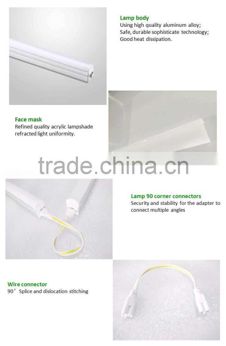 Customizable SMD 2835 85cm T5 LED Tube 12W LED Lighting Fixtures for Home Light