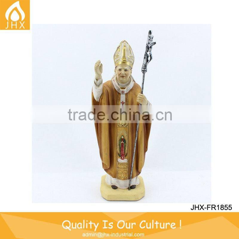 Hot Sell Resin San Juan Pablo II Italian Religious Statues