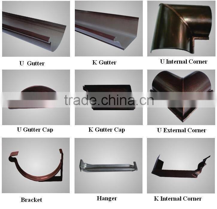 Hot sale Aluminum rain gutter