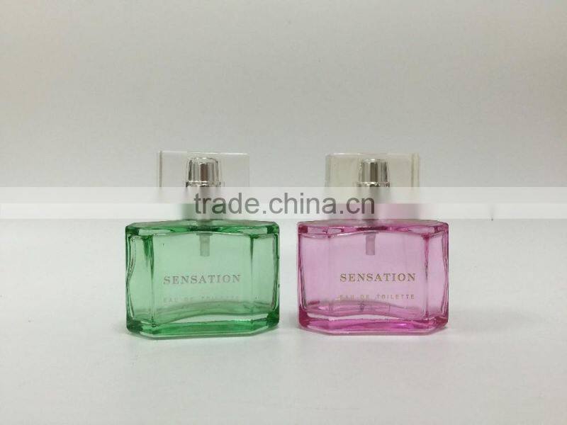 50ml Color Coating Glass Sprayer Perfume Bottle