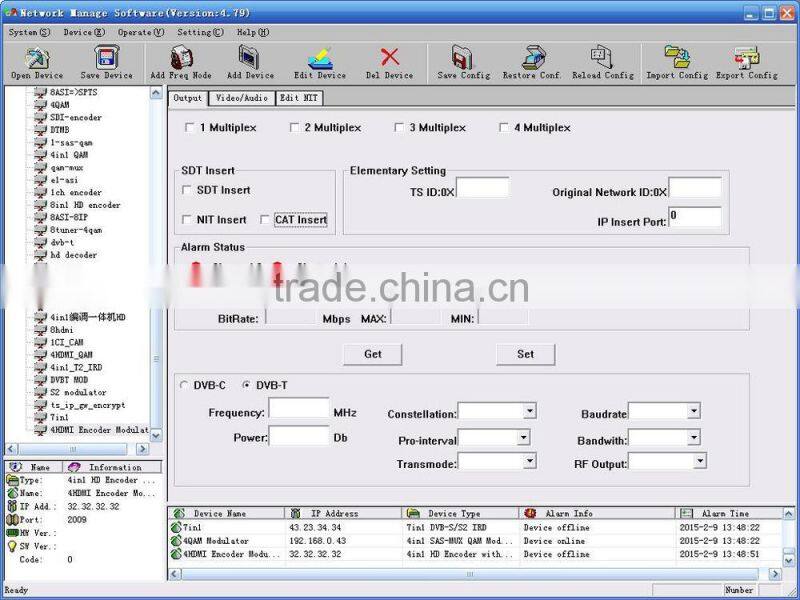 SC-4204 4 HD H.264 Encoder to DVB-C RF Modulator