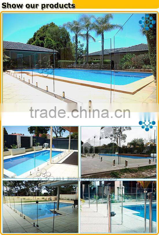 Export to Australia frameless glass pool fence AS/NZS 2208
