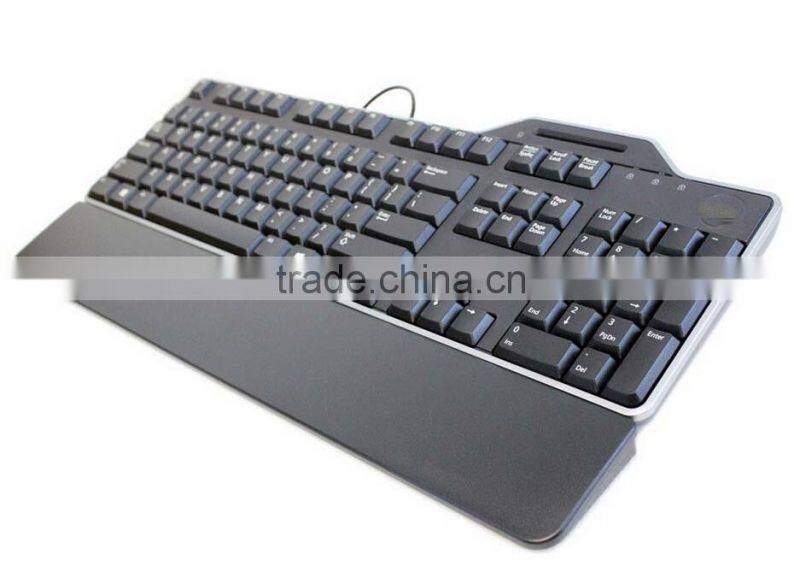 NEW USB 104-Key Quiet Keyboard with Smart Card Reader and Palmrest - 3WPNC USB Keyboard For Dell