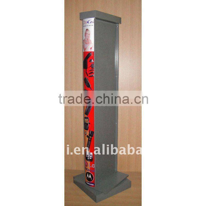 Double Sides cell phone accessory display fixture