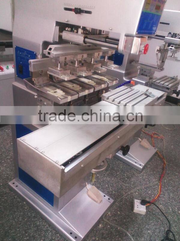 GW-P4/S multicolor ball pad printing machine with shuttle system