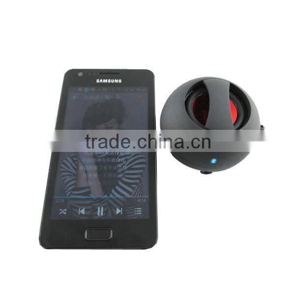 cheap hamburger shape loud speaker fashion mini round speaker for laptop/smartphone/MP3/MP4