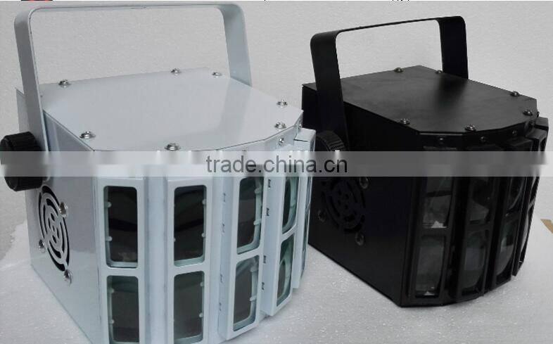 MINI imported led butterfly dj equipment full color led double butterfly effect stage light 8colors LED butterfly light