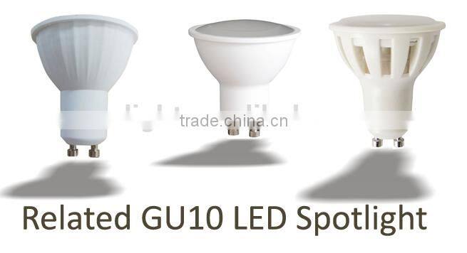 modern 7W wide degree gu10 led 7w spotlight