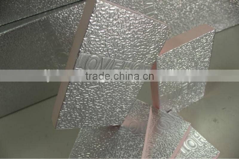LOVEHOT Phenolic Foam Pre-insulated HVAC Duct Panel with Aluminum Foil on Both Sides