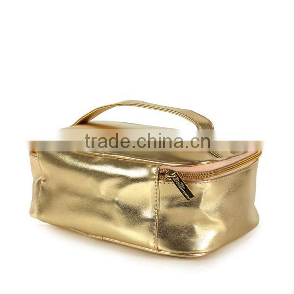 Pvc Bling Cosmetic Bag With Handle