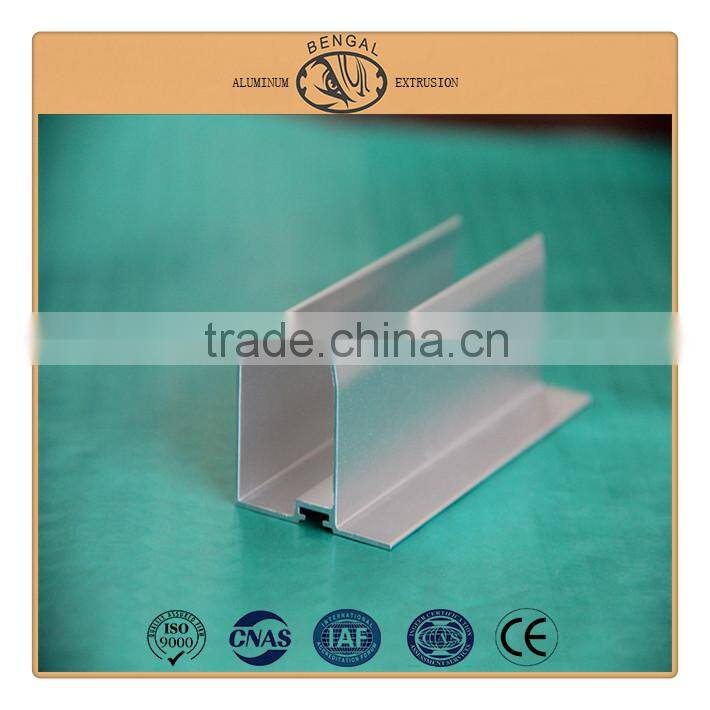 Brightly Anodizing Finish Aluminum Profile for Glass Price as per Kg