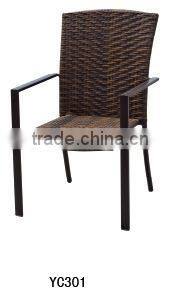 Commercial use humanization armrest rattan wicker office chairs YC116