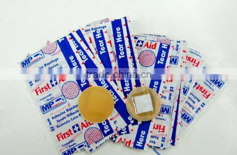 MH02-4 Round Disposable Adhesive Bandage PVC Waterproof First Aid Medical Wound Adhesive Plasters