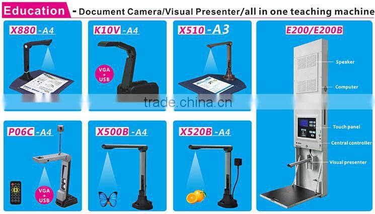 Trade sssurance supplier 3 megapixel USB document camera up to 30fps for education presentation