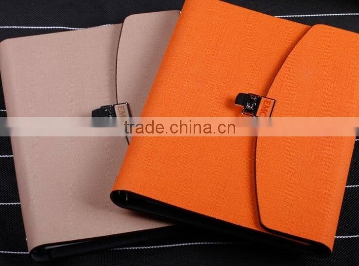 Office Suppliers Leather Notebooks and pen set