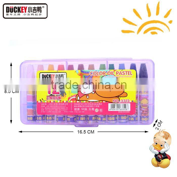 Various colors non toxic silky crayon