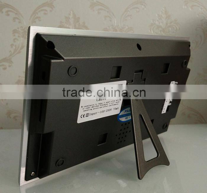 ID card unlock Color Video Door Phone 9 Inch LCD 4 to 4 Intercom System Video Door Bell ring doorbell video