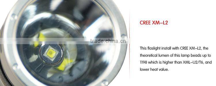 NICO nature X90 super ray flashlight 1000Lumen xm l2 torch light 400 meters lighting distance for hunting camping