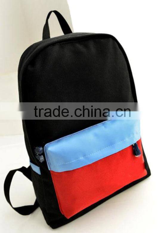 2015 College Popular Canvas girls Backpack