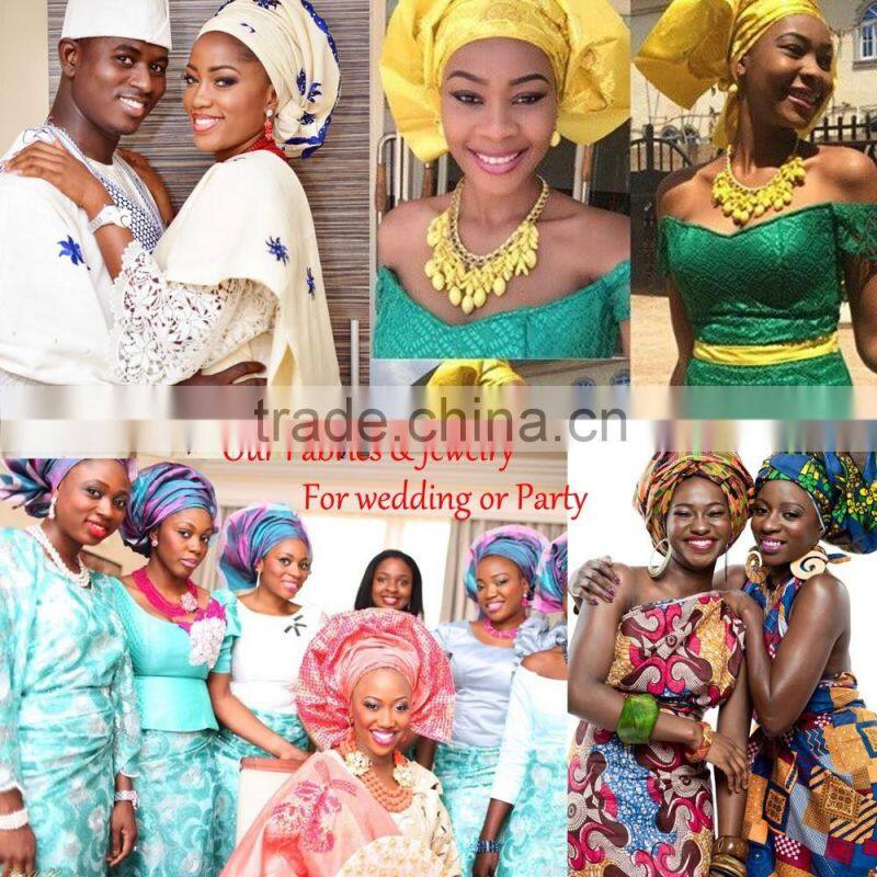 18 kg Gold plated bridal Wedding jewelry set crystal bead necklace and earrings with rhinestone african jewelry sets