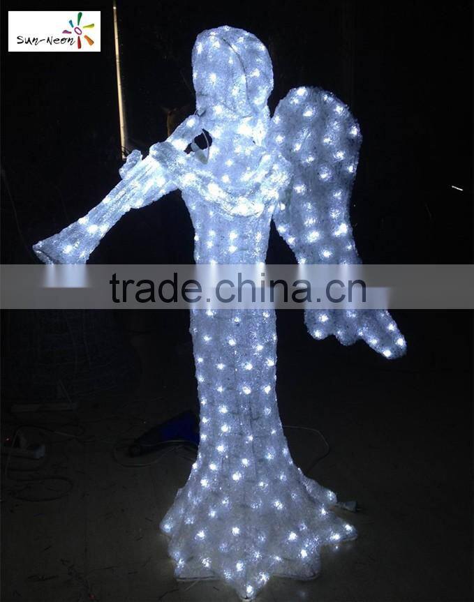 Christmas angel decorations with high quality outdoor lighted cheap christmas decoration for sale
