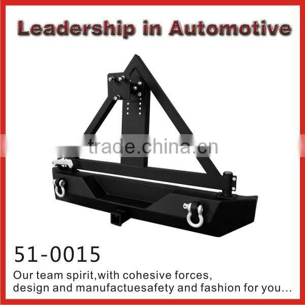 High Quality Rear Stainless Steel Bumper for Jeep wrangler jeep jk 4x4