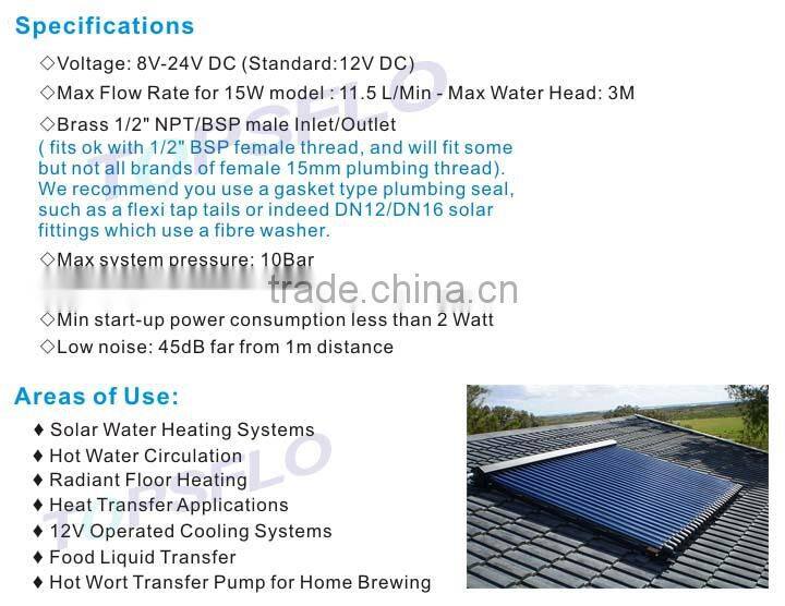 small solar dc pump