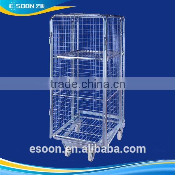 Welded base supplier double stack cage for storage & move