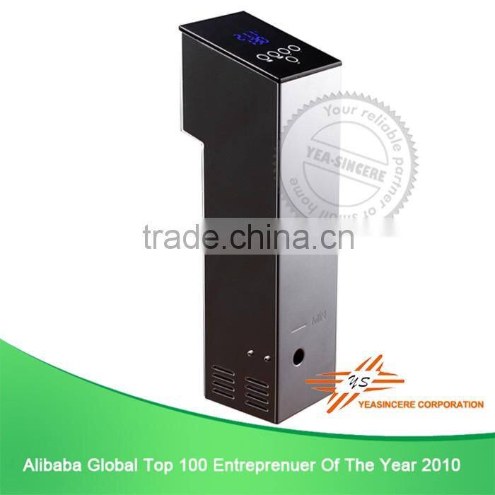 Adjustable timer and adjustable temperature systemsous vide with ultrasonic