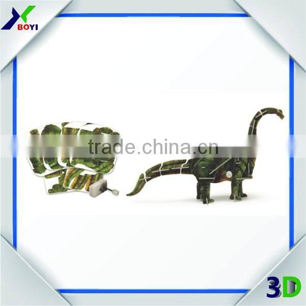 2016 3D Moveable Dinosaur PP Puzzle Game For Kids Play