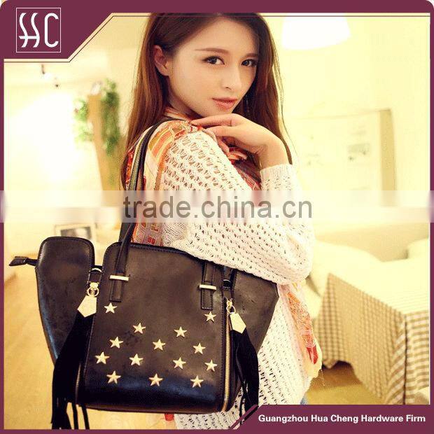 Metal small fitting star shape bag rivet bag hardware