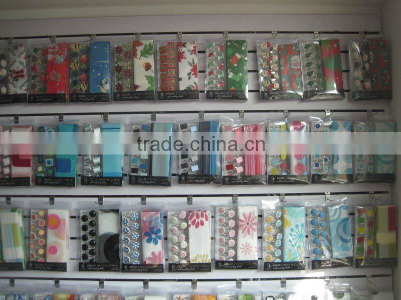 1pcs duck pattern design peva shower curtain