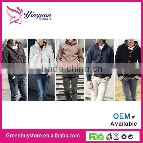 New 2014 hoodies men sweatshirt Button design sweatshirt male top men sportswear sport suit men free shipping